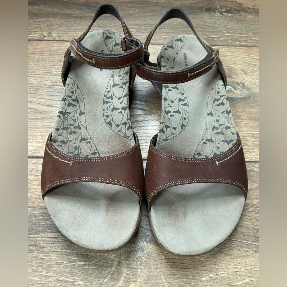 Merrell Women’s Brown Leather Sandals